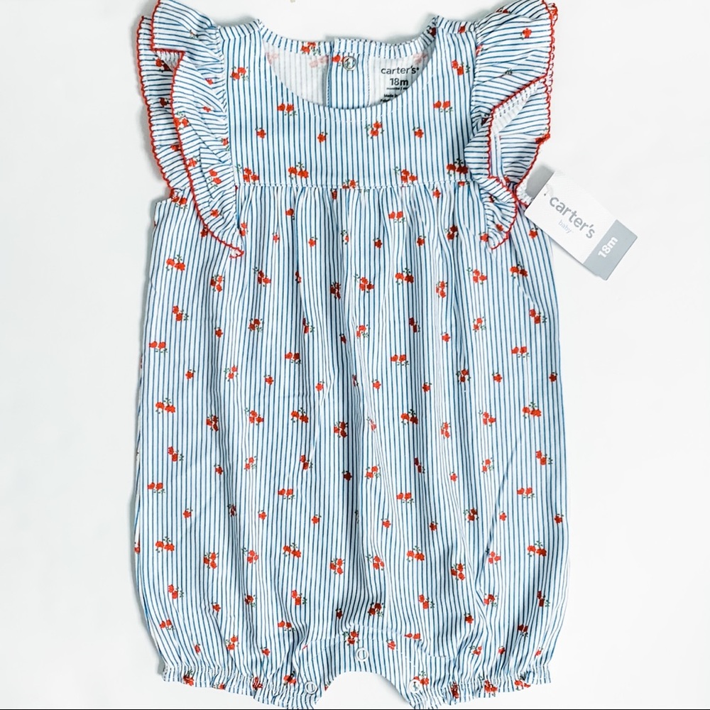Carter’s flutter sleeve romper
